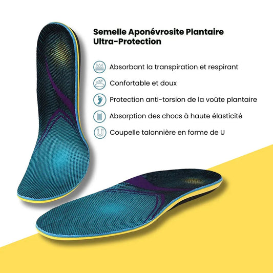 Semelles Confort Suprême - Soulage Efficacement l'Aponévrosite Plantaire
